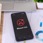Missed call notification on a service business phone
